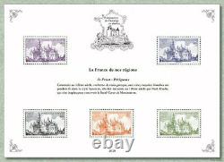 11 France 2020 Heritage Sheets In Stamps Including The Sage 5 Euros