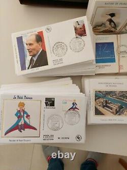 1400 Stamps 1st Day France From 1975 To 1998