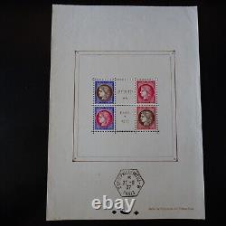 1937 Paris Exposition Pexip Block Souvenir Sheet No. 3 Mint without Gum.