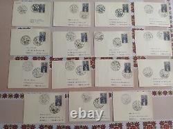 30 Cards Fdc Cities Different From The Rarest Day Of The Stamp France 1951