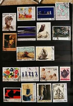 8 Obliterated Stamp Sheets