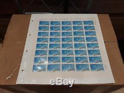 Airmail Stamp Entire Sheet No. Pa 66 New Luxury Rating 440 Euro
