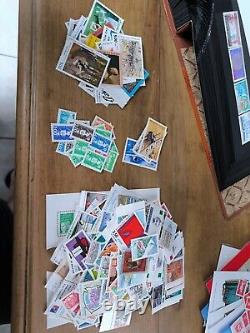 Batch of stamps for postage with a face value of 1600 Francs (243.90 EUR)