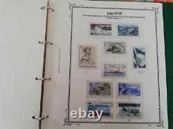 Beautiful Collection Of Taaf Stamps In Album