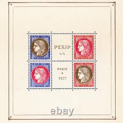 Block France Pexip N° 3 New With Exhibition Seal, Impeccable Central Part