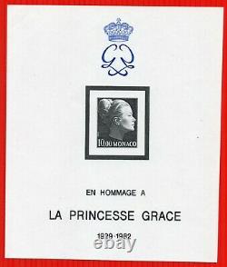 Block Leaf Monaco Non Dentele Test Princess Grace No. 24a. Neuf.