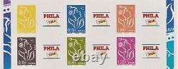 Block N°f3925p Adhesive 15 Values Lamouche With The Logo Phila 2000 From 24.10.2006