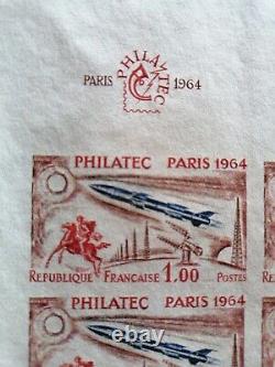 Block No. 6 Philatec non-perforated reprint without doubt