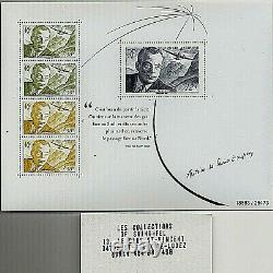 Block Of 5 Stamps Antoine De Saint-exupery 2nd Draw A 26473 Copies 2021