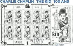 Block Sheet 12 Charlie Chaplin Stamps