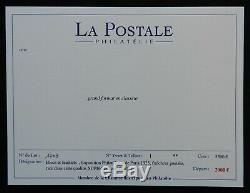 Block Sheet # 1 Exposure Philatélique Paris 1925 (2 Certificates Which Calves)