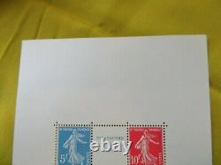 Block Stamp No. 2 Sown Strasbourg 1927 New