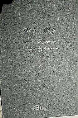 Book Luxury 170 Years Stamp French First Black Sheet Ceres 150 Stamps