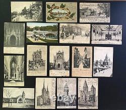 CPA Set of 16 Postcards on METZ (German Postmark) Years 1900-1910