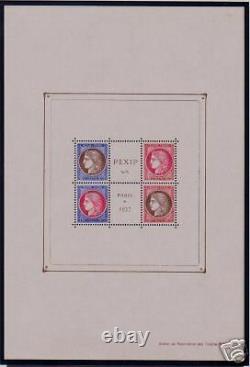 Case France Block Sheet 3 Pexip Without Perforation Value 875 Euros
