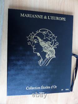 Cofret Marianne De L'europe Collection Etoiles D'or. (certificate)