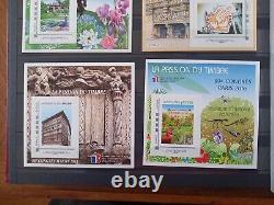 Collection of 18 blocks FFAP stamps France 2007 to 2019