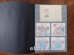 Collection of 78 CNEP blocks of stamps from France 1946 to 2011, varieties and imperforates
