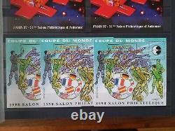 Collection of 78 CNEP blocks of stamps from France 1946 to 2011, varieties and imperforates