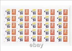 Complete Sheet Of 25 Stamps Personalizes No. 1051 New Opt Caledonia