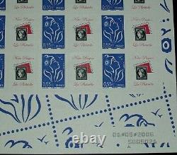 Custom Rare Adhesive Label, La Mouche 0.55 Blue, Value 850, 2005, No. 12