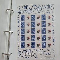 Custom Stamp Sheet France 2005 Nine Yt F3802da. Self-adhesive