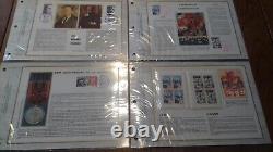 FRANCE 36 Sheets CEF Silk 1st Day 1974 Complete