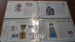 FRANCE 36 Sheets CEF Silk 1st Day Complete Year 1974