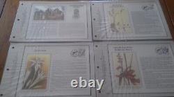 FRANCE 38 Pages CEF Silk 1st Day Complete Year 1992
