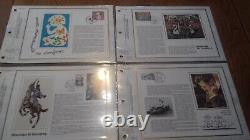 FRANCE 38 Pages CEF Silk First Day Year 1979 Complete