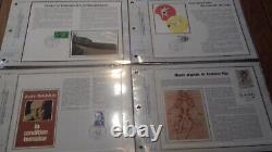 FRANCE 38 Pages CEF Silk First Day Year 1979 Complete