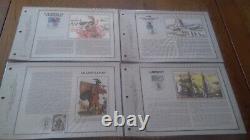 FRANCE 38 Sheets CEF Silk 1st Day Complete 1992
