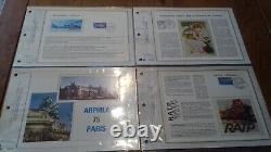FRANCE 40 Sheets CEF Silk 1st Day 1975 Complete