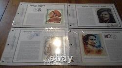 FRANCE 42 Pages CEF Silk 1st day of the year 1983 complete