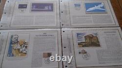 FRANCE 43 Pages CEF Silk First Day Complete Year 1985