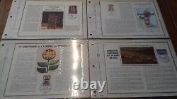 FRANCE 43 Sheets CEF Silk First Day 1973 Complete
