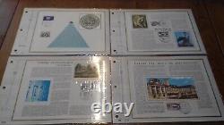 FRANCE 43 Sheets CEF Silk First Day Complete Year 1973