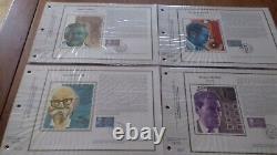 FRANCE 45 Sheets CEF Silk 1st Day complete year 1987