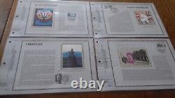 FRANCE 46 CEF Silk First Day Sheets Complete 1984