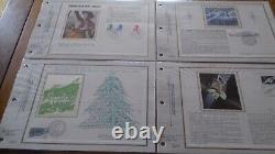 FRANCE 46 Sheets CEF Silk 1st day of the year 1984 complete