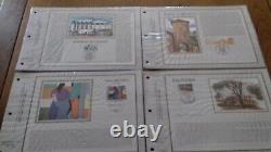 FRANCE 48 Sheets CEF Silk 1st Day Complete Year 1986