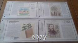 FRANCE 51 CEF Silk First Day Sheets Complete 1982