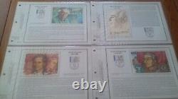 FRANCE 51 Pages CEF Silk First Day of the Year 1991 Complete