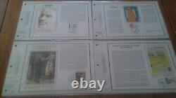 FRANCE 51 Pages CEF Silk First Day of the Year 1991 Complete