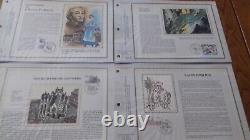 FRANCE 52 Sheets CEF Silk 1st day complete year 1981