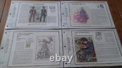 FRANCE 52 Sheets CEF Silk 1st day complete year 1981