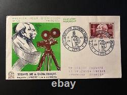 First Day Cover The Lumière Brothers 1955 YT 1033 (OBL GF LYON)