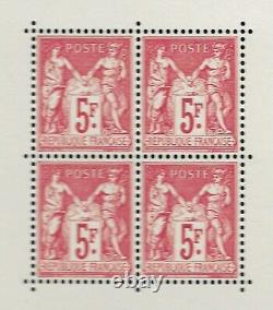 France 1925-bloc-feuillet N° 1 Nine Without Hinges-great Condition
