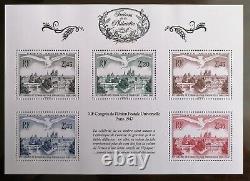 France (2014) Treasures Of The Philately (10 Sheets, Complete, As New)