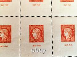 France, Bloc Feuillet 5, Centenary Citex Stamp Paris 1949